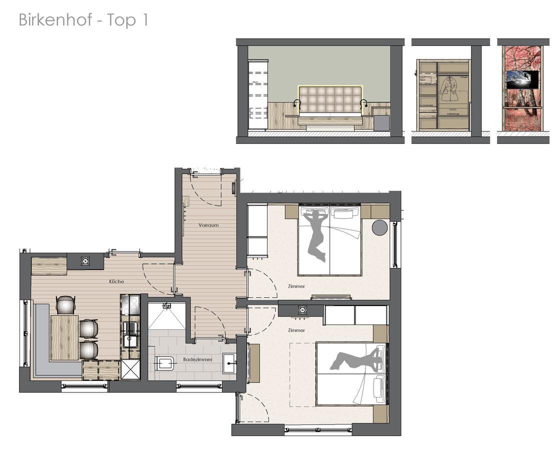 Apartamento Birkenhof Zell am Ziller Exterior foto